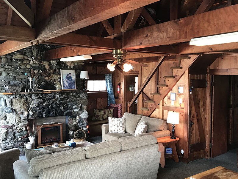 Old Rustic Beach House Living Room #2